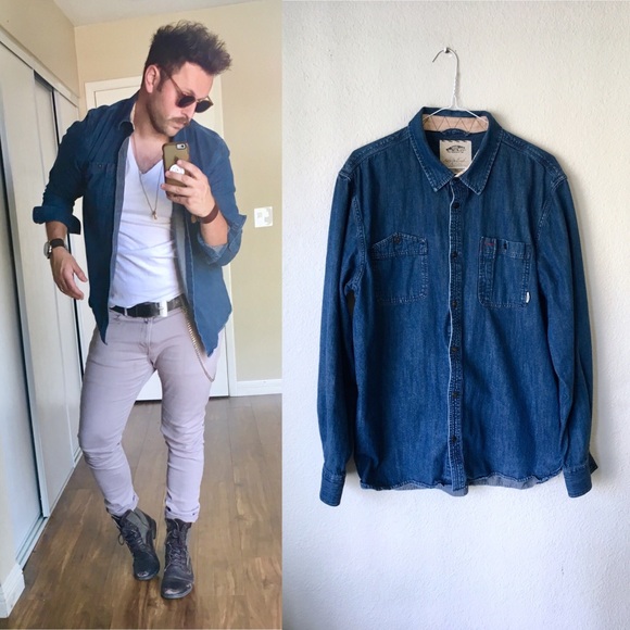 Vans Other - • RARE Vans Denim Shirt •